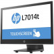 HP L7014t 14" LED Touchscreen Monitor - 16:9 - 16 ms - 14" Class - Projected Capacitive - 1366 x 768 - WXGA - 14.4 Million Colors - 350:1 - 200 Nit - LED Backlight - DisplayPort - Black, Asteroid - EPEAT Gold, ENERGY STAR 7.0, Australia/New Zeal