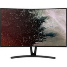 Acer ED273U A 27" LED LCD Monitor - Black - 27" Class - Vertical Alignment (VA) - 16.7 Million Colors - FreeSync (DisplayPort VRR) - 250 Nit - 1 ms TVR - HDMI - DisplayPort UM.HE3AA.A02