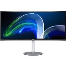 Acer CB382CUR 37.5" LED LCD Monitor - 21:9 - Black - In-plane Switching (IPS) Technology - 3840 x 1600 - 1.07 Billion Colors - 300 Nit - 1 ms - 60 Hz Refresh Rate - HDMI - DisplayPort UM.TB2AA.001