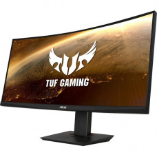 Asus TUF VG35VQ 35" WQHD Curved Screen LED LCD Monitor - 21:9 - Black - Vertical Alignment (VA) - 3440 x 1440 - 16.7 Million Colors - Adaptive Sync - 300 Nit Maximum - 1 ms MPRT - 100 Hz Refresh Rate - HDMI - DisplayPort VG35VQ