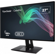 Viewsonic ColorPro VP2768A-4K 27" 4K UHD LED LCD Monitor - 16:9 - Black - 27" Class - In-plane Switching (IPS) Technology - 3840 x 2160 - 1.07 Billion Colors - 350 Nit Typical - 5.90 ms GTG (OD) - 75 Hz Refresh Rate - HDMI - DisplayPort - USB Hu