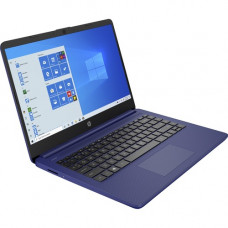 HP 14-dq0000 14-dq0010nr 14" Notebook - HD - 1366 x 768 - Intel Celeron N4020 Dual-core (2 Core) 1.10 GHz - 4 GB Total RAM - 64 GB Flash Memory - Indigo Blue - Intel Chip - Windows 10 Home in S mode - Intel UHD Graphics - BrightView - IEEE 802.11a/b/