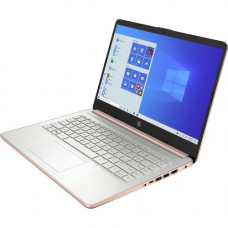 HP 14-dq0000 14-dq0030nr 14" Notebook - HD - 1366 x 768 - Intel Celeron N4020 Dual-core (2 Core) 1.10 GHz - 4 GB Total RAM - 64 GB Flash Memory - Pale Rose Gold, Natural Silver - Intel Chip - Windows 10 Home in S mode - Intel UHD Graphics - BrightVie