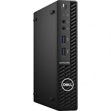 Dell OptiPlex 3000 3080 Desktop Computer - Intel Core i3 10th Gen I3-10105T - 8 GB RAM DDR4 SDRAM - 256 GB NVMe M.2 PCI Express M.2 SSD - Micro PC - Black - Windows 10 Pro - Intel DDR4 SDRAM - English Keyboard - IEEE 802.11ac - 65 W 57VP7