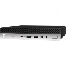 HP Business Desktop ProDesk 600 G4 Desktop Computer - Intel Core i5 8th Gen i5-8600T 2.30 GHz - 4 GB RAM DDR4 SDRAM - 256 GB SSD - Desktop Mini - Windows 10 Pro - Intel UHD Graphics 630 7PC12US#ABA