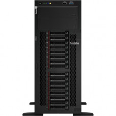 Lenovo ThinkSystem ST550 7X10A0APNA 4U Tower Server - 1 x Xeon Bronze 3204 - 16 GB RAM HDD SSD - 12Gb/s SAS, Serial ATA/600 Controller - 2 Processor Support - 0, 1, 5, 10, 50, JBOD RAID Levels - Matrox G200 16 MB Graphic Card - Gigabit Ethernet - 4 x LFF 