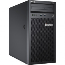 Lenovo ThinkSystem ST50 7Y48A04PNA 4U Tower Server - 1 x Intel Xeon E-2224G 3.50 GHz - 8 GB RAM - Serial ATA/600 Controller - Intel C246 Chip - 1 Processor Support - 64 GB RAM Support - Gigabit Ethernet - 1 x 250 W 7Y48A04PNA