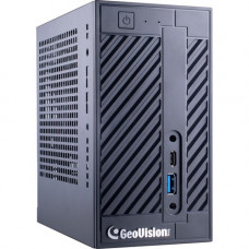 GeoVision GV-Mini UVS-NRLT256-00I5 Desktop Computer - Core i5 - 8 GB RAM - Mini PC - Black - Windows 10 IoT Enterprise 64-bit - Intel HD Graphics 94-NRLT256-00I5