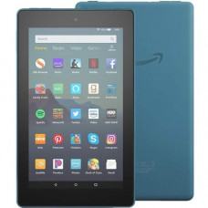 Amazon Fire 7 Tablet - 7" - 1 GB RAM - 32 GB Storage - Twilight Blue - MediaTek 8163 SoC Quad-core (4 Core) 1.30 GHz microSD Supported - 1024 x 600 - In-plane Switching (IPS) Technology Display - 2 Megapixel Front Camera B07HZFG2XX