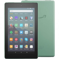 Amazon Fire 7 Tablet - 7" - 1 GB RAM - 16 GB Storage - Sage - MediaTek 8163 SoC Quad-core (4 Core) 1.30 GHz microSD Supported - 1024 x 600 - In-plane Switching (IPS) Technology Display - 2 Megapixel Front Camera B07HZHCDQG
