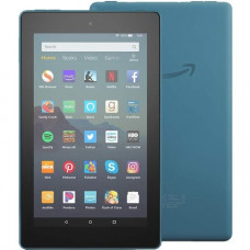Amazon Fire 7 Tablet - 7" - 1 GB RAM - 16 GB Storage - Twilight Blue - MediaTek 8163 SoC Quad-core (4 Core) 1.30 GHz microSD Supported - 1024 x 600 - In-plane Switching (IPS) Technology Display - 2 Megapixel Front Camera B07HZHJGY7
