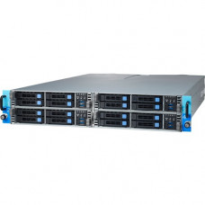 Tyan Transport CX TN73-B8037-X4S Barebone System - 2U Rack-mountable - Socket SP3 - 1 x Processor Support - 4 TB DDR4 SDRAM DDR4-3200/PC4-25600 Maximum RAM Support - 8 Total Memory Slots - Serial ATA/600, 12Gb/s SAS Controller - ASPEED AST2500 Graphic(s) 