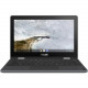 Asus Chromebook Flip C214 C214MA-YZ02T 11.6" Touchscreen Rugged Chromebook - HD - 1366 x 768 - Intel Celeron N4020 Dual-core (2 Core) 1.10 GHz - 4 GB RAM - 32 GB Flash Memory - Dark Gray, Black - Intel Chip - Chrome OS - Intel UHD Graphics 600 - 12 H