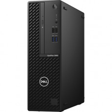 Dell OptiPlex 3000 3080 Desktop Computer - Intel Core i5 10th Gen i5-10505 Hexa-core (6 Core) 3.20 GHz - 8 GB RAM DDR4 SDRAM - 128 GB NVMe M.2 PCI Express M.2 SSD - Small Form Factor - Black - Windows 10 Pro - Intel DDR4 SDRAM - DVD-Writer - English Keybo