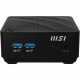 Micro-Star International  MSI Cubi N Cubi N JSL-078US Desktop Computer - Intel Pentium N6000 - 4 GB RAM DDR4 SDRAM - 128 GB M.2 PCI Express NVMe 3.0 x2 SSD - Mini PC - Black - Intel Chip - Windows 11 Pro - Intel UHD Graphics DDR4 SDRAM CUBNJSL078