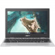 Asus Chromebook CX1100 CX1100CNA-GE42 11.6" Chromebook - HD - 1366 x 768 - Intel Celeron N3350 Dual-core (2 Core) 1.10 GHz - 4 GB RAM - 32 GB Flash Memory - Transparent Silver - Intel Chip - Chrome OS - Intel HD Graphics 500 - IEEE 802.11a/b/g/n/ac W