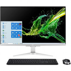 Acer Aspire C27-962 All-in-One Computer - Intel Core i5 10th Gen i5-1035G1 Quad-core (4 Core) 1 GHz - 8 GB RAM DDR4 SDRAM - 512 GB SSD - 27" Full HD 1920 x 1080 - Desktop - Windows 10 Home 64-bit - Intel UHD Graphics DDR4 SDRAM - IEEE 802.11ac - 135 