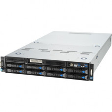 Asus ESC4000A-E10 Barebone System - 2U Rack-mountable - AMD - Socket SP3 - 1 x Processor Support - 2 TB DDR4 SDRAM DDR4-3200/PC4-25600 Maximum RAM Support - Serial ATA, Serial Attached SCSI (SAS) - ASPEED AST2500 64 MB Integrated - 8 x Total Bays - Proces