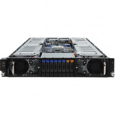 Gigabyte G292-Z20 Barebone System - 2U Rack-mountable - Socket SP3 - 1 x Processor Support - AMD Chipset - 128 GB DDR4 SDRAM DDR4-3200/PC4-25600 Maximum RAM Support - 8 Total Memory Slots - Serial ATA/600, 12Gb/s SAS - ASPEED AST2500 Integrated - 8 2.5&qu