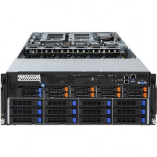 Gigabyte G481-HA0 Barebone System - 4U Rack-mountable - Intel C621 Express Chipset - Socket P LGA-3647 - 2 x Processor Support - 128 GB DDR4 SDRAM DDR4-2933/PC4-23466 Maximum RAM Support - Serial ATA/600, 12Gb/s SAS RAID Supported Controller - ASPEED AST2