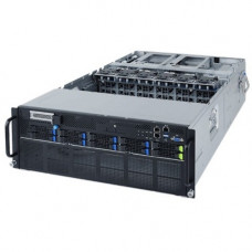 Gigabyte G482-Z54 Barebone System - 4U Rack-mountable - Socket SP3 - 2 x Processor Support - AMD Chipset - 128 GB DDR4 SDRAM DDR4-3200/PC4-25600 Maximum RAM Support - 32 Total Memory Slots - Serial ATA/600 - ASPEED AST2500 Integrated - 8 2.5" Bay(s) 