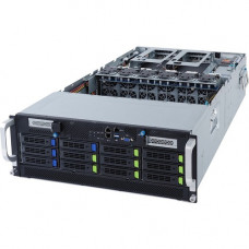 Gigabyte G492-HA0 Barebone System - 4U Rack-mountable - Socket LGA-4189 - 2 x Processor Support - Intel C621A Express Chip - 128 GB DDR4 SDRAM DDR4-3200/PC4-25600 Maximum RAM Support - 32 Total Memory Slots - Serial ATA/600 RAID Supported, 12Gb/s SAS Cont