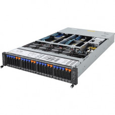 Gigabyte H261-Z61 Barebone System - 2U Rack-mountable - Socket SP3 - 2 x Processor Support - AMD Chipset - 128 GB DDR4 SDRAM DDR4-2666/PC4-21300 Maximum RAM Support - 16 Total Memory Slots - Serial ATA, Serial Attached SCSI (SAS) - ASPEED AST2500 Integrat