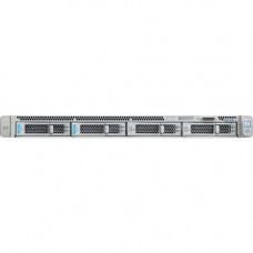 Cisco Barebone System - 1U Rack-mountable - Intel C620 Chipset - 2 x Processor Support - 9 TB DDR4 SDRAM DDR4-2933/PC4-23466 Maximum RAM Support - 12Gb/s SAS RAID Supported Controller - Matrox G200e 8 MB Integrated - 4 x Total Bays - 4 3.5" Bay(s) - 