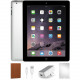Ereplacements Refurbished Apple iPad 4 16GB Black - IPAD4B16-BUNDLE - Space Gray, WiFi Only, 1 Year Warranty, Case and Tempered Glass Screen Protector included. - Apple A6X SoC Dual-core (2 Core) - 1.2 Megapixel Front Camera - 5 Megapixel Rear Camera IPAD