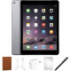 Ereplacements Refurbished Apple iPad Air 2 (2nd Gen, 2014), 16GB, Black/Space Gray, WiFi, Bundle only from eReplacements, 1 Year Warranty from eReplacements, Case, Tempered Glass Screen Protector, Stylus pen included. (A1566, MGL12LL/A, IPADAIR2SG16) - Ap