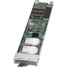 Supermicro MicroBlade MBI-6119M-C2 Barebone System Blade - Intel C246 Chipset - Socket H4 LGA-1151 - 1 x Processor Support - Silver Gray - 128 GB DDR4 SDRAM DDR4-2666/PC4-21333 Maximum RAM Support - Serial ATA/600, 12Gb/s SAS - ASPEED AST2500 Integrated -