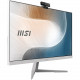 Micro-Star International  MSI Modern AM241 11M 11M-207US All-in-One Computer - Intel Pentium Gold 7505 Dual-core (2 Core) 2 GHz - 4 GB RAM DDR4 SDRAM - 128 GB M.2 PCI Express NVMe SSD - 23.8" Full HD 1920 x 1080 - Desktop - White - Intel SoC - Window