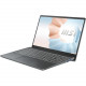 Micro-Star International  MSI Modern 14208 14" Ultrabook Laptop Intel Core i3-1115G4 8GB 512GB SSD Win10 Carbon Gray - Intel SoC - Windows 10 Home - Intel Iris Xe Graphics - In-plane Switching (IPS) Technology - IEEE 802.11ac Wireless LAN Standard MO