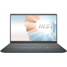 Micro-Star International  MSI Modern 14 Modern 14 B5M-027 14" Rugged Notebook - Full HD - 1920 x 1080 - AMD Ryzen 5 5500U 2.10 GHz - 8 GB RAM - 256 GB SSD - Carbon Gray - AMD Chip - Windows 10 Home - AMD Radeon Graphics - In-plane Switching (IPS) Tec