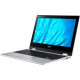 Acer Chromebook Spin 311 CP311-3H CP311-3H-K5GD 11.6" Touchscreen 2 in 1 Chromebook - HD - 1366 x 768 - ARM Cortex A73 2 GHz + Cortex A53 2 GHz - 4 GB RAM - 64 GB Flash Memory - Pure Silver - MediaTek MT8183 Chip - Chrome OS - ARM Mali-G72 MP3 - In-p