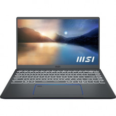 Micro-Star International  MSI Prestige 14 Prestige 14 A12SC-007 14" Notebook - Full HD - 1920 x 1080 - Intel Core i7 12th Gen i7-1260P 1.50 GHz - 16 GB Total RAM - 512 GB SSD - Carbon Gray - Intel Chip - Windows 11 Pro - NVIDIA GeForce GTX 1650 with 