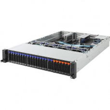 Gigabyte R281-Z91 Barebone System - 2U Rack-mountable - AMD - Socket SP3 - 2 x Processor Support - 128 GB DDR4 SDRAM DDR4-2666/PC4-21300 Maximum RAM Support - Serial ATA/600, 12Gb/s SAS RAID Supported Controller - ASPEED AST2500 Integrated - 26 x Total Ba