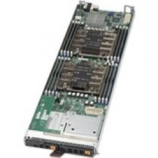 Supermicro SuperBlade SBI-4429P-T2N Barebone System Blade - Intel C622 Chipset - Socket P LGA-3647 - 2 x Processor Support - Black - 384 GB DDR4 SDRAM DDR4-2933/PC4-23466 Maximum RAM Support - Serial ATA/600 RAID Supported Controller - ASPEED AST2500 Inte