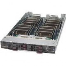 Supermicro SuperBlade SBI-7228R-T2F Barebone System Blade - Intel C612 Chipset - 2 Number of Node(s) - Socket LGA 2011-v3 - 2 x Processor Support - Black - 512 GB DDR4 SDRAM DDR4-2133/PC4-17000 Maximum RAM Support - Serial ATA/600 RAID Supported Controlle