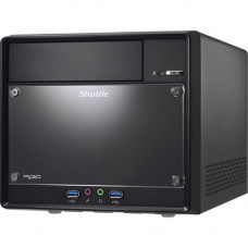 Shuttle XPC cube SH310R4 Barebone System Small Form Factor - Intel H310 Chipset - Socket H4 LGA-1151 - Black Aluminum - 32 GB DDR4 SDRAM DDR4-2666/PC4-21300 Maximum RAM Support - Serial ATA/600 - Intel Integrated - 3 x Total Bays - 1 5.25" Bay(s) - 2