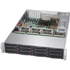 Supermicro SuperServer 5028R-E1CR12L Barebone System - 2U Rack-mountable - Intel C612 Chipset - Socket LGA 2011-v3 - 1 x Processor Support - Black - 512 GB DDR4 SDRAM DDR4-2133/PC4-17000 Maximum RAM Support - 12Gb/s SAS, Serial ATA/600 RAID Supported Cont