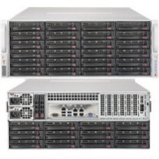 Supermicro SuperStorage 5048R-E1CR36L Barebone System - 4U Rack-mountable - Intel C612 Express Chipset - Socket LGA 2011-v3 - 1 x Processor Support - Black - 512 GB DDR4 SDRAM DDR4-2133/PC4-17000 Maximum RAM Support - 12Gb/s SAS RAID Supported Controller 