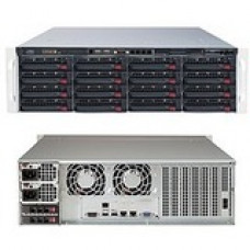 Supermicro SuperStorage 6039P-E1CR16H Barebone System - 3U Rack-mountable - Intel C624 Chipset - Socket P LGA-3647 - 2 x Processor Support - Black - 2 TB DDR4 SDRAM DDR4-2666/PC4-21300 Maximum RAM Support - Serial ATA/600, 12Gb/s SAS RAID Supported Contro