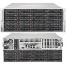 Supermicro SuperStorage 6048R-E1CR36H Barebone System - 4U Rack-mountable - Intel C612 Chipset - Socket LGA 2011-v3 - 2 x Processor Support - Black - 1 TB DDR4 SDRAM DDR4-2133/PC4-17000 Maximum RAM Support - 12Gb/s SAS, Serial ATA/600 RAID Supported Contr