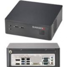 Supermicro SuperServer 1018L-MP Barebone System Mini PC - Intel H81 Express Chipset - Socket H3 LGA-1150 - 1 x Processor Support - Black - 16 GB DDR3 SDRAM DDR3-1600/PC3-12800 Maximum RAM Support - Serial ATA/600 - Intel HD Graphics Integrated - 1 x Total