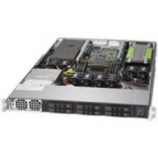 Supermicro SuperServer 1019GP-TT Barebone System - 1U Rack-mountable - Intel C621 Chipset - Socket P LGA-3647 - 1 x Processor Support - Black - 768 GB DDR4 SDRAM DDR4-2666/PC4-21300 Maximum RAM Support - Serial ATA/600 RAID Supported Controller - ASPEED A