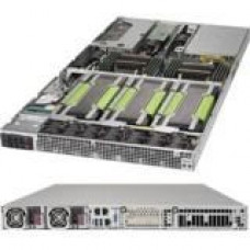 Supermicro SuperServer 1028GQ-TR Barebone System - 1U Rack-mountable - Intel C612 Chipset - Socket LGA 2011-v3 - 2 x Processor Support - Black - 1 TB DDR4 SDRAM DDR4-2133/PC4-17000 Maximum RAM Support - Serial ATA/600 RAID Supported Controller - ASPEED AS