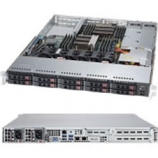 Supermicro SuperServer 1028R-WC1R Barebone System - 1U Rack-mountable - Intel C610 Chipset - Socket LGA 2011-v3 - 2 x Processor Support - Black - 1 TB DDR4 SDRAM DDR4-2133/PC4-17000 Maximum RAM Support - Serial ATA/600, 12Gb/s SAS RAID Supported Controlle