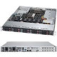 Supermicro SuperServer 1028R-WTNRT Barebone System - 1U Rack-mountable - Intel C612 Chipset - Socket LGA 2011-v3 - 2 x Processor Support - Black - 1 TB DDR4 SDRAM DDR4-2133/PC4-17000 Maximum RAM Support - Serial ATA/600 RAID Supported Controller - ASPEED 