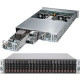 Supermicro SuperServer 2028TP-DC1TR Barebone System - 2U Rack-mountable - Intel C612 Express Chipset - 2 Number of Node(s) - Socket LGA 2011-v3 - 2 x Processor Support - Black - 1 TB DDR4 SDRAM DDR4-2133/PC4-17000 Maximum RAM Support - 12Gb/s SAS RAID Sup